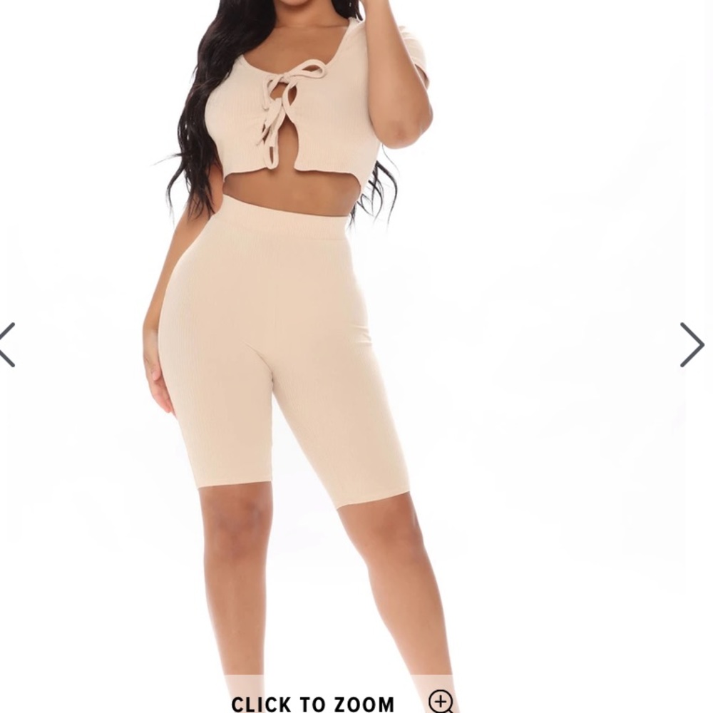 Fashion Nova Uniform Short set